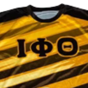 Camiseta de Secado Rápido Iota Phi Theta, Negra y Dorada, Ropa Griega, Camiseta Deportiva de Fraternidad, Transpirable - Product Image 3