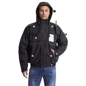Sweat-shirts de sécurité pour travailleurs à double couche haute visibilité avec doublure polaire réfléchissante - Prix de gros - Product Image 3