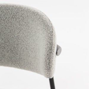 Chaise de salle à manger Vandana Zentrix Vento Taupe avec un design ergonomique moderne et un confort premium - Product Image 5