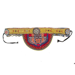 Vintage Belt Belly Dance Bead Afghani Traditional Waist Belt Kuchi Tribal BB008A <b>Old</b> Banjara Real Vintage Handmade Beaded Belts - Product Image 1