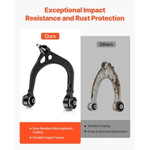 Kit de bras de suspension OEM avant supérieur et inférieur gauche et droit pour Chrysler 300 RWD 2011-2017, compatible 2011-2017 - Product Image 4
