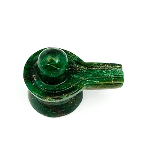 หยกเขียวธรรมชาติแกะสลักทรงชิวลา หยกชิวลาลิงกัม คริสตัลบำบัดสำหรับเรกิ ของตกแต่งทางจิตวิญญาณ ขายส่ง - Product Image 3