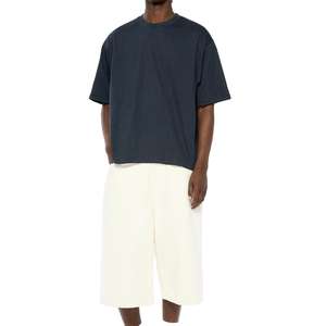 T-shirt ample pour homme 100 % coton respirant de haute qualité, fabriqué au Pakistan, personnalisable, manches courtes, coupe ample, matière de première qualité, prix abordable - Product Image 6