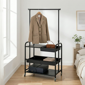 Muebles de Almacenamiento para el Hogar al por Mayor, Perchero para Ropa de Lavandería Adecuado para la Sala de Estar, Soporte para Colgar Ropa, Armario Moderno, Taiwán TW - Product Image 6