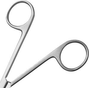 Tijeras de Barbero Manuales Spencer Stitch, Mango Largo, Acero Inoxidable Afilado, Autoclavables, Juego de Instrumentos para Aplicación de Cabello, CE - Product Image 1