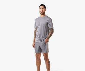 Shorts pour hommes en coton 100% écologique, couleur unie, taille mi-haute, respirants, super extensibles, coupe oversize, style décontracté et tendance pour l'été – Vente en gros - Product Image 2