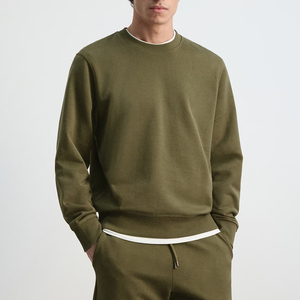 New Arrival Customized <b>Plain</b> <b>Sweatshirt</b> in Crew Neck Winter with Full Sleeve Factory Direct Wholesale Price <b>Sweatshirt</b> - Product Image 5