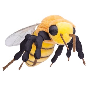 Peluche de Abeja con Alas Rayadas en Amarillo y Negro, Relleno de Algodón PP Suave, de 31cm-50cm, Unisex para Niños de 2 a 4 Años - Product Image 1