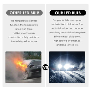 Nga A80 tự động dẫn xe bi-led chiếu 3 inch công suất cao chùm kép LED & laser sương mù/Đèn lái xe 80W 8000LM Chevrolet Mazda - Product Image 4