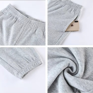 <b>Pink</b> women Casual <b>Tracksuit</b> <b>Set</b> Crew Neck Sweatshirt With Side Pockets Elastic Waist Joggers Full Length Solid Color - Product Image 4