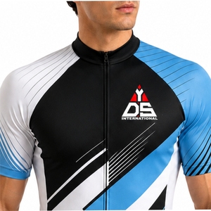 Maillot de cyclisme personnalisé pour homme, respirant, séchage rapide, coupe-vent, léger, manches courtes, pour le vélo, 100% coton - Product Image 4