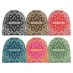 Gorro de Invierno Unisex con Estampado de Bandana de tu MARCA, Estilo Urbano, 56-58CM, Tejido por Computadora con Impresión Digital - Product Image 1