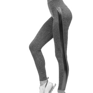 Leggings Deportivos para Mujer, Cintura Alta Elástica, Color Sólido, Poliéster y Spandex, Transpirables, Control de Abdomen, Cobertura Completa - Product Image 4