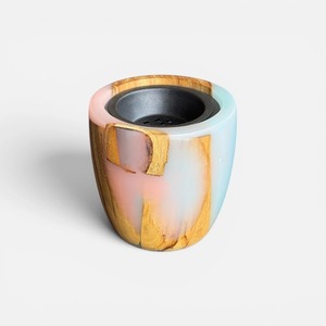 Premium Wooden Resin Arabic Mabkhara Luxury Handmade Incense Burner for Burning <b>Oud</b> <b>Bakhoor</b> with Decorative Finish Home - Product Image 3
