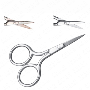 Ciseaux à ongles en acier inoxydable arc-en-ciel, lames pointues, logo personnalisé disponible, taille personnalisée pour les soins des ongles - Product Image 2
