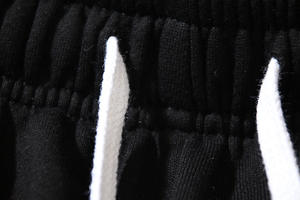 Pantalones Cortos Deportivos Negros para Hombre, de Secado Rápido, Transpirables, con Cintura Elástica y Cordón Ajustable, para Correr, Entrenamiento, Fitness, OEM al por Mayor - Product Image 3