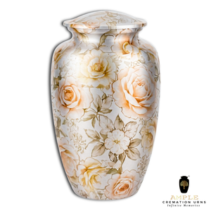 โกศบรรจุอัฐิรูปดอกกุหลาบสไตล์ยุโรปสำหรับผู้ใหญ่ โกศเผาศพดีไซน์หรูหรา เป็นมิตรกับสิ่งแวดล้อม พร้อมดีไซน์ที่ปรับแต่งได้ - Product Image 2