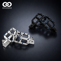 Pédales en aluminium usiné CNC avec goujons antidérapants, compatibles avec les modèles Talaria X3 MX3, MX4 et vélos électriques