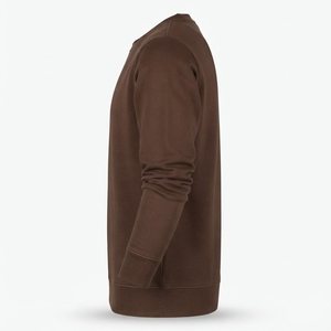Sudadera de Cuello Redondo de Algodón para Hombre, Sudadera Lisa de Felpa, Ropa con Logotipo Personalizado, Fabricante OEM ODM, Venta al Por Mayor - Product Image 3