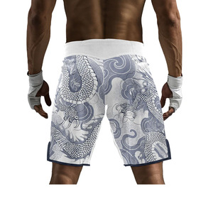women men adult youth sublimation boxing <b>grappling</b> jiu jitsu BJJ fight MMA shorts Premium quality Men's custom - Product Image 6