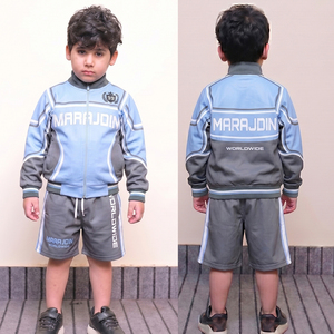 Custom Adjustable Adult Men's Waterproof Printed Cotton Windbreaker Short Set <b>Lightweight</b> Breathable Jogging Stripes - Product Image 4