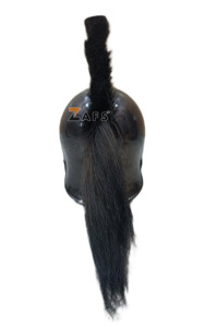 Casco de Troya, Casco de Guerrero Espartano Griego Antiguo, Armadura Ponible Hecha a Mano en Acero Suave para Cosplay y Reenactamiento - Product Image 2