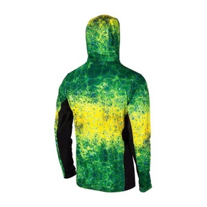 Sudadera con Capucha de Pesca Unisex, Sublimación, Protección Solar UPF 35, Manga Larga, Diseño Sólido, Ropa para Exteriores - Product Image 6