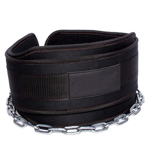 <b>Weighted</b> Dip <b>Belt</b> for Weightlifting Pull Up Gym Training Equipment with Durable Steel Chain and Comfortable Waist Support Design - Product Image 3