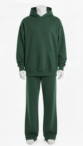 Conjunto Deportivo de Felpa de Algodón para Hombre y Mujer, Suave, Cálido, Transpirable, Cómodo, Informal, para Uso Diario, Sudadera con Capucha y Pantalones Jogger - Product Image 3