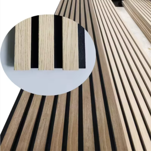 Custom Size MDF Modular Soundproof Acoustic Ceiling Boards Wall Panels Waterproof Solid Wood Rubber/Pine Core for Modern Hotel - Product Image 4