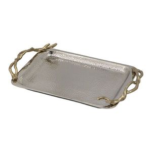 Aluminum Decorative Display Tray Modern Home Accent Serving Tray for Coffee <b>Table</b> <b>Vanity</b> Kitchen Hotel Wholesale Exporter - Product Image 3