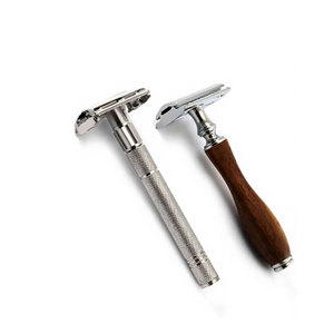 Professional <b>Mens</b> Grooming <b>Shaving</b> <b>Kit</b> 3pcs Double Edge Safety Razor Butterfly Open Reusable German Stainless Steel Manual - Product Image 2