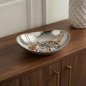 Jarrón de Cobre Hecho a Mano, Diseño Rústico, Tazón Decorativo de 25 Pulgadas - Product Image 5