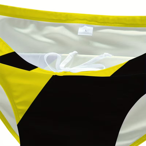 Shorts de bain pour hommes, antibactériens, respirants, taille élastique, style décontracté, 100% polyester, séchage rapide - Product Image 3