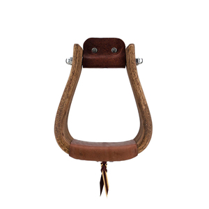 Étriers en bois faits à la main pour l'équitation, supports de pied légers pour la selle, équipement équestre de qualité supérieure en bois - Product Image 3