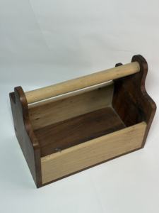 Caja Organizadora de Utensilios de Madera, Caja de Almacenamiento para Cocina, Soporte para Utensilios Domésticos, Ahorro de Espacio, Asa Resistente, Doble Color - Product Image 3