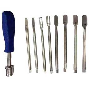 ชุดอุปกรณ์ดึงแผ่นดิสก์กระดูกสันหลัง (7 มม. และ 14 มม.) ชุดผ่าตัดกระดูกสัตว์แบบแมนนวล พร้อมด้ามจับแบบเชื่อมต่อ ได้รับการรับรองมาตรฐาน CE ใช้ซ้ำได้ - Product Image 4