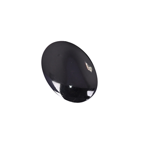 พลอยออนิกซ์สีดำธรรมชาติ 107.0 กะรัต รูปทรงวงรี 58x41 มม. พลอยเม็ดเดี่ยว - Product Image 3