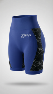 กางเกงขาสั้นออกกำลังกายสำหรับผู้หญิง ยี่ห้อ Yoga กระชับสัดส่วน ยกกระชับสะโพก ทรง Biker เอวสูง ผ้ารัดรูป ระบายอากาศได้ดี เหมาะสำหรับฟิตเนส เล่นกีฬา และสวมใส่ลำลอง - Product Image 4