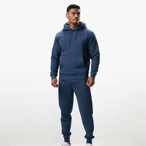 Ensemble de survêtements professionnels 100 % coton pour hommes, personnalisables, doux et respirants, pour l'hiver, exportation, fournisseur en gros de streetwear - Product Image 3