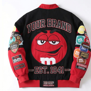Sudadera Varsity de Alta Calidad 2026, Personalizada, Estilo F1, de Algodón Grueso, Transpirable, para Verano e Invierno, Unisex, Cuello Alto, Tallas Grandes - Product Image 4