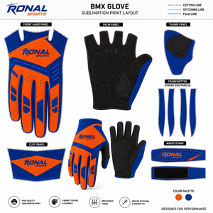 ถุงมือมอเตอร์ไซค์ RONAL SPORTS แบบกำหนดเอง สำหรับมอเตอร์ครอส ปั่นจักรยาน กีฬากลางแจ้ง ระบายอากาศได้ดี รองรับหน้าจอสัมผัส ผลิตจากโพลีเอสเตอร์และผ้าฝ้าย พร้อมหัวเข็มขัด - Product Image 5