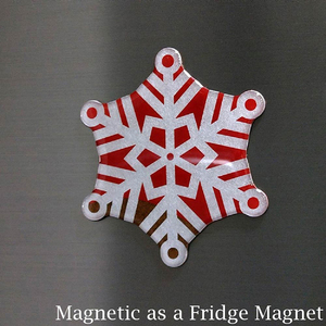 Elegante Tarjeta de Felicitación Navideña con Copos de Nieve – Decoración Festiva de Papel para Saludos de Temporada - Product Image 6