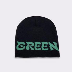 Gorros de lana tejidos sin puño para hombre, con estampado jacquard por sublimación, logotipo personalizado, venta al por mayor, gorro de invierno tipo calavera - Product Image 2