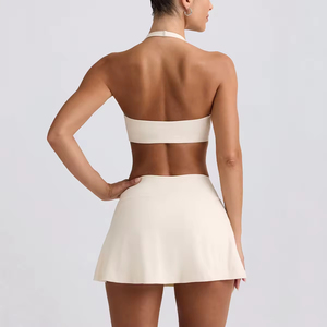 Top Deportivo de Yoga para Mujer, Alta Elasticidad, Secado Rápido, Ajustable, Estilo Halter, Sin Costuras - Product Image 4