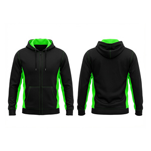 Sudadera con capucha personalizada OEM con cremallera completa, sudadera cálida de algodón, fabricante mayorista de chaquetas con capucha para entrenamiento deportivo para hombres, mujeres y jóvenes - Product Image 5
