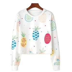 Sudadera Corta de Manga Larga con Estampado para Mujer, Sudadera Tejida de Otoño Invierno con Logotipo Frontal, Sudaderas con Capucha a la Moda - Product Image 1