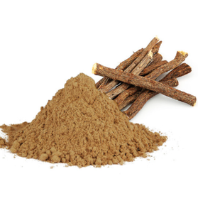 Poudre d'extrait de racine de réglisse naturelle, extrait de Glycyrrhiza Glabra, extrait de Glycyrrhizae - Product Image 1