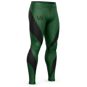 Leggings de sport pour hommes, personnalisés, compressifs, respirants, en tissu extensible, légers, anti-humidité, séchage rapide - Product Image 6
