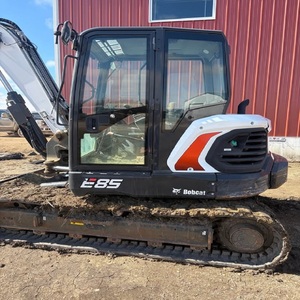 High Operation <b>Top</b> Quality Bobcat E85 Mini Compact Excavator Mini Digger Ready To Work Powerful Hydraulic Engine Easy Control - Product Image 1